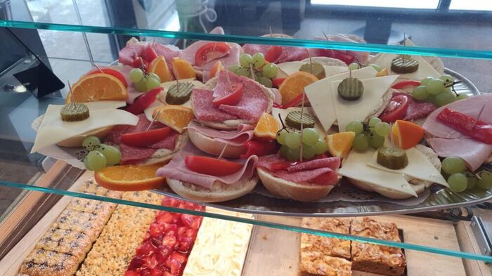 Belegte Brötchen platte