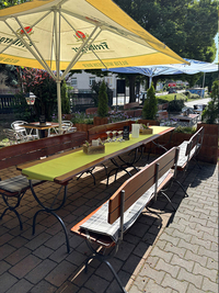 Biergarten der Alten Molkerei in Meerane…