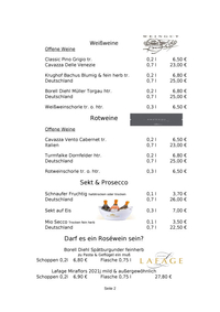 Getränkekarte Seite 2 Getränkekarte Seite 2…