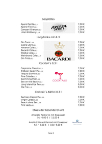 Getränkekarte Seite 3 Getränkekarte Seite 3…
