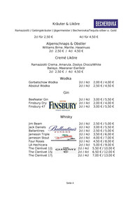 Getränkekarte Seite 4 Getränkekarte Seite 4…